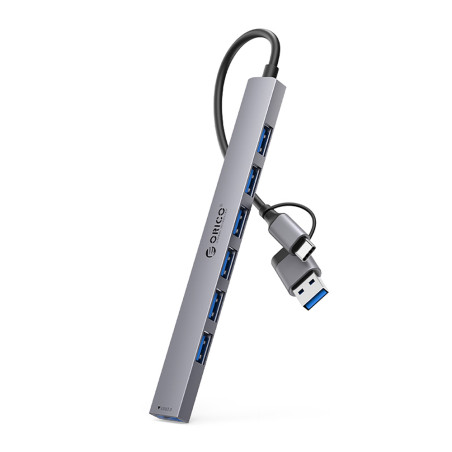 Orico YSA2-U3 USB hub 1x USB-A 3.0 + 6x USB-A 2.0 | AppleGang