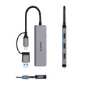 Orico YSA5-U3 USB-A/USB-C rozbočovač 4 porty | AppleGang