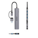 Orico YSA8-U3 USB-C rozbočovač s čtečkou TF/SD | AppleGang
