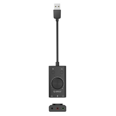 Orico SC2 externí zvuková karta USB-A – černá | AppleGang