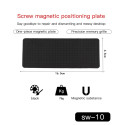 AG PREMIUM ScrewPad Magnetická podložka na šroubky 16,5 x 6,5 cm, černá