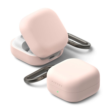 Ringke silikonový obal pro Galaxy Buds 4/4 Pro – Pink Sand