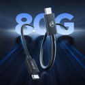 Orico USB4 kabel Thunderbolt 5 80Gbps 240W 1m | AppleGang