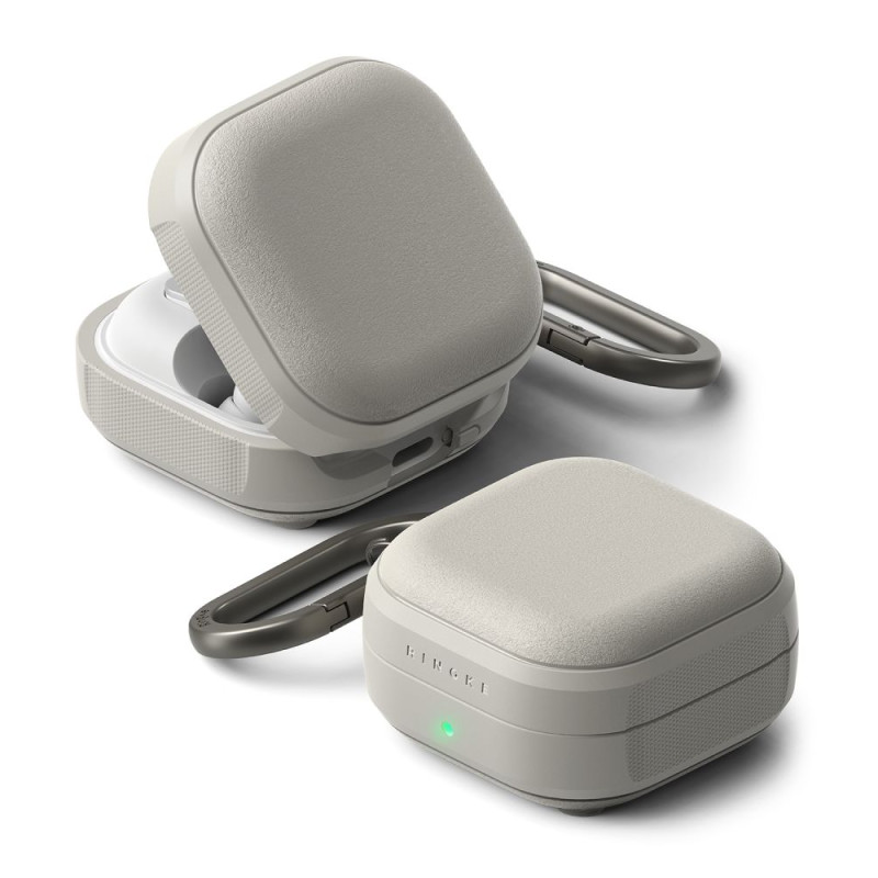 Držák Ringke ONYX MAGNETIC MAGSAFE pro Samsung Galaxy Buds 4 / 4 Pro - warm grey