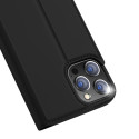 DUX DUCIS SkinPro kryt typu kniha pro iPhone 13, černý