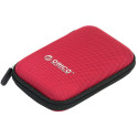Orico PHD-25 ochranné pouzdro na 2,5" disk – červené | AppleGang