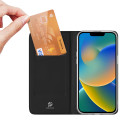 DUX DUCIS SkinPro kryt typu kniha pro iPhone 14 Plus, černý