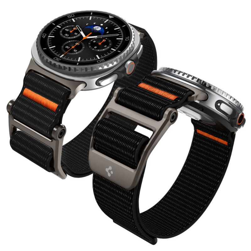 Řemínek Spigen DURAPRO FLEX pro Galaxy Watch 8 / Classic (40 / 44 / 46 mm) - černý