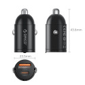 Orico MiniRing 30W USB-A + USB-C nabíječka do auta | AppleGang