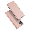DUX DUCIS SkinPro kryt typu kniha pro iPhone 14 Plus, růžovo-zlatý