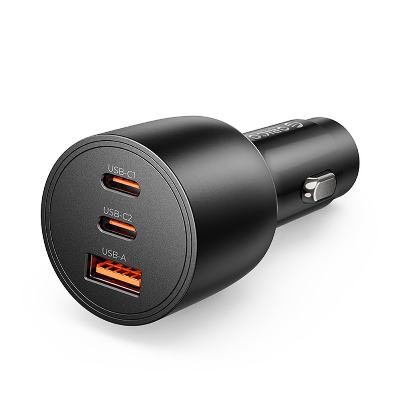 Orico PowerLink 165W USB-A + 2× USB-C nabíječka do auta – černá