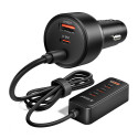 Orico ChargeClip 108W do auta 2× USB-A + 4× USB-C | AppleGang