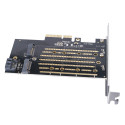 Orico PDM2 karta PCI-E 3.0 x4 pro M.2 NVMe a SATA | AppleGang