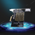 Orico PDM2 karta PCI-E 3.0 x4 pro M.2 NVMe a SATA | AppleGang