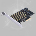 Orico PDM2 karta PCI-E 3.0 x4 pro M.2 NVMe a SATA | AppleGang