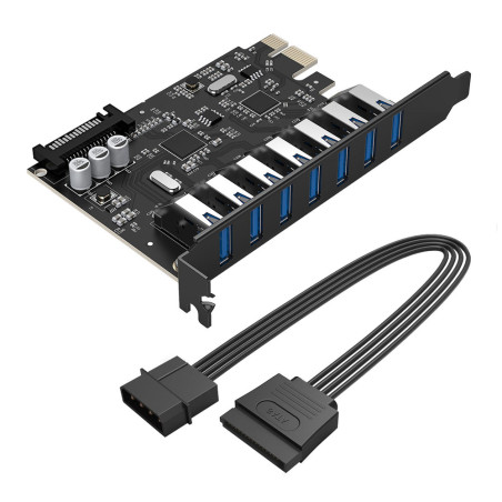 Orico PVU3 karta PCI-E 7× USB 3.0 pro PC | AppleGang
