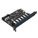 Orico PVU3 karta PCI-E 7× USB 3.0 pro PC | AppleGang