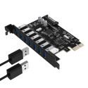 Orico PVU3 karta PCI-E 7× USB 3.0 pro PC | AppleGang