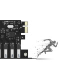 Orico PVU3 karta PCI-E 7× USB 3.0 pro PC | AppleGang