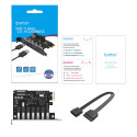 Orico PVU3 karta PCI-E 7× USB 3.0 pro PC | AppleGang