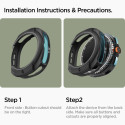 Kryt Spigen LIQUID AIR Galaxy Watch 8 46 mm - matte black
