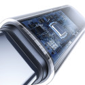 Adaptér USAMS US-SJ682 AU18 USB-C / USB-C s digitálním displejem 100W ocel/aluminium