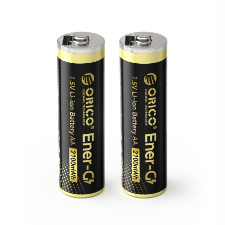 Orico Ener-G EG5C AA nabíjecí baterie 2 ks USB-C | AppleGang