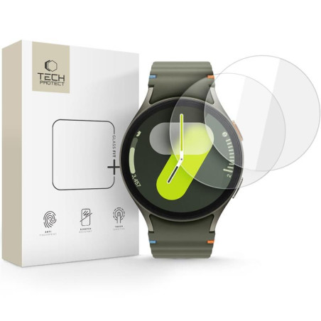 Ochranné sklo Tech-Protect GLASS FIT+ pro Galaxy Watch (44 mm) clear