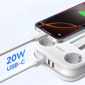 Orico AP3 20W GaN 5v1 prodlužovací zásuvka bílá | AppleGang