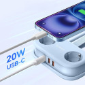 Orico AP3 20W GaN 5v1 prodlužovací zásuvka modrá | AppleGang
