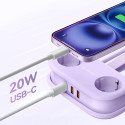 Orico AP3 20W GaN 5v1 prodlužovací zásuvka fialová | AppleGang