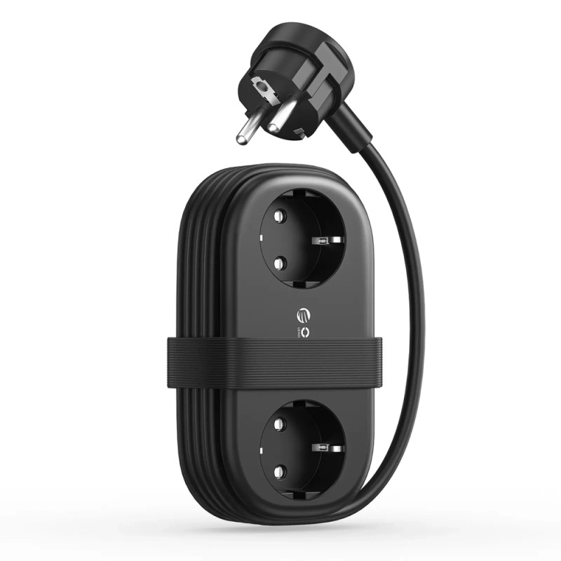 Orico AP3 65W GaN 6v1 prodlužovací zásuvka 2x AC + 2x USB-A + 2x USB-C – černá