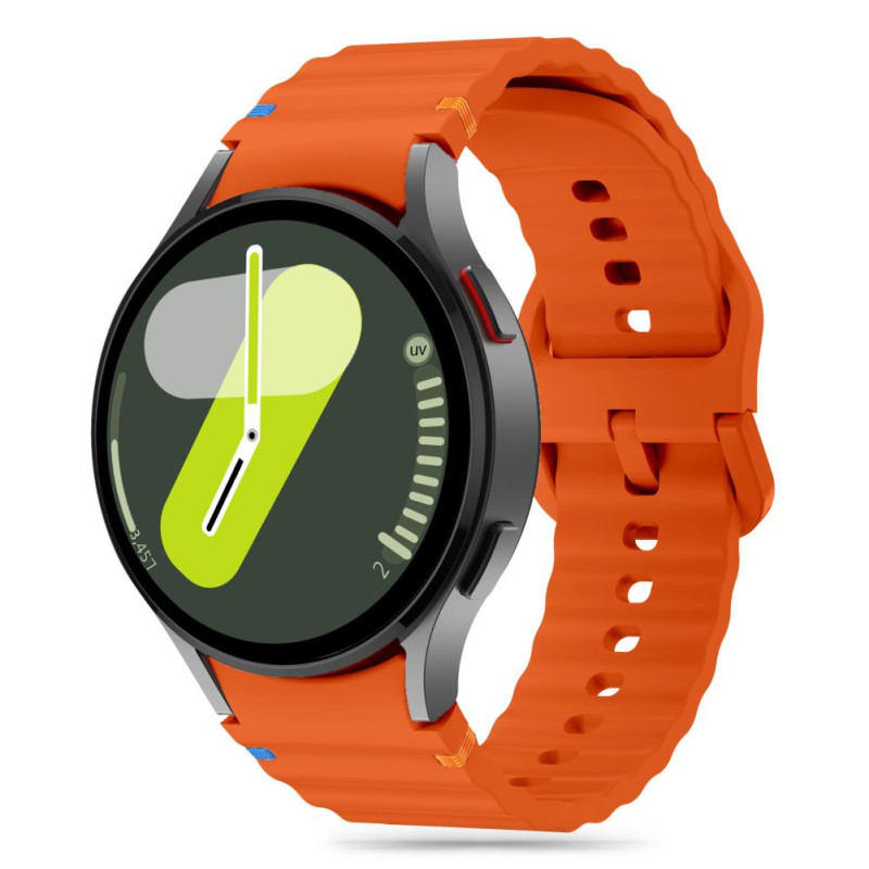 Řemínek Tech-Protect SILICONE SPORT pro Galaxy Watch 4 / 5 / 5 PRO / 6 / 7 / FE - orange