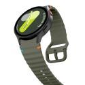 Řemínek Tech-Protect Silicone Sport pro Galaxy Watch - army green