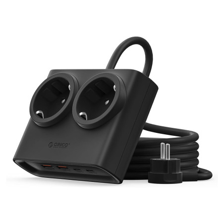 Orico PDC25 25W 6v1 prodlužovací přívod USB-C – černá | AppleGang