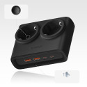 Orico PDC25 25W 6v1 prodlužovací přívod USB-C – černá | AppleGang