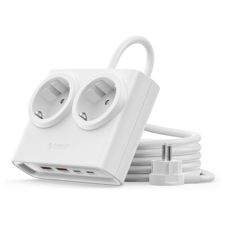 Orico PDC25 25W 6v1 prodlužovací přívod USB-C – bílá | AppleGang