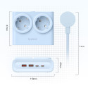 Orico PDC25 25W 6v1 prodlužovací přívod USB-C – modrá | AppleGang