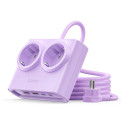 Orico PDC25 25W 6v1 prodlužovací přívod USB-C – fialová | AppleGang