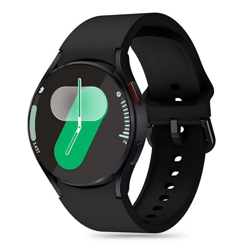 Řemínek Tech-Protect SILICONE pro Galaxy Watch 4 / 5 / 5 PRO / 6 / 7 / FE - černý
