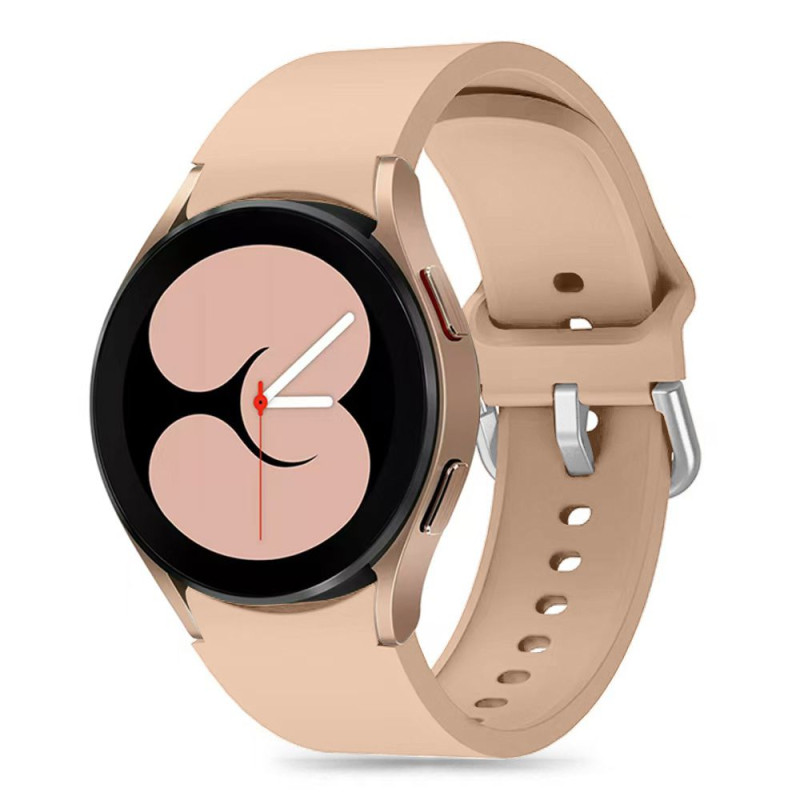 Řemínek Tech-Protect SILICONE pro Galaxy Watch 4 / 5 / 5 PRO / 6 / 7 / FE - caffè latte