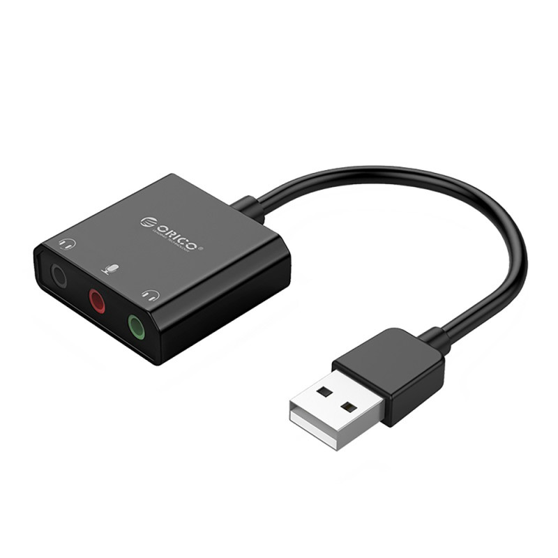 Orico SKT3 externí zvuková karta USB-A – černá