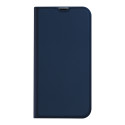 DUX DUCIS SkinPro kryt typu kniha pro iPhone 14 Pro Max, tmavě modrý