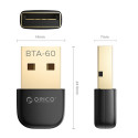 Orico BTA-60 Bluetooth 6.0 adaptér – černý | AppleGang