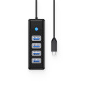 Orico PW4U-C3 USB hub 4x USB-A 3.0 černá | AppleGang