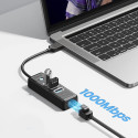 Orico PW3UR25-U3 USB hub 2.5G Ethernet 0,15 m | AppleGang