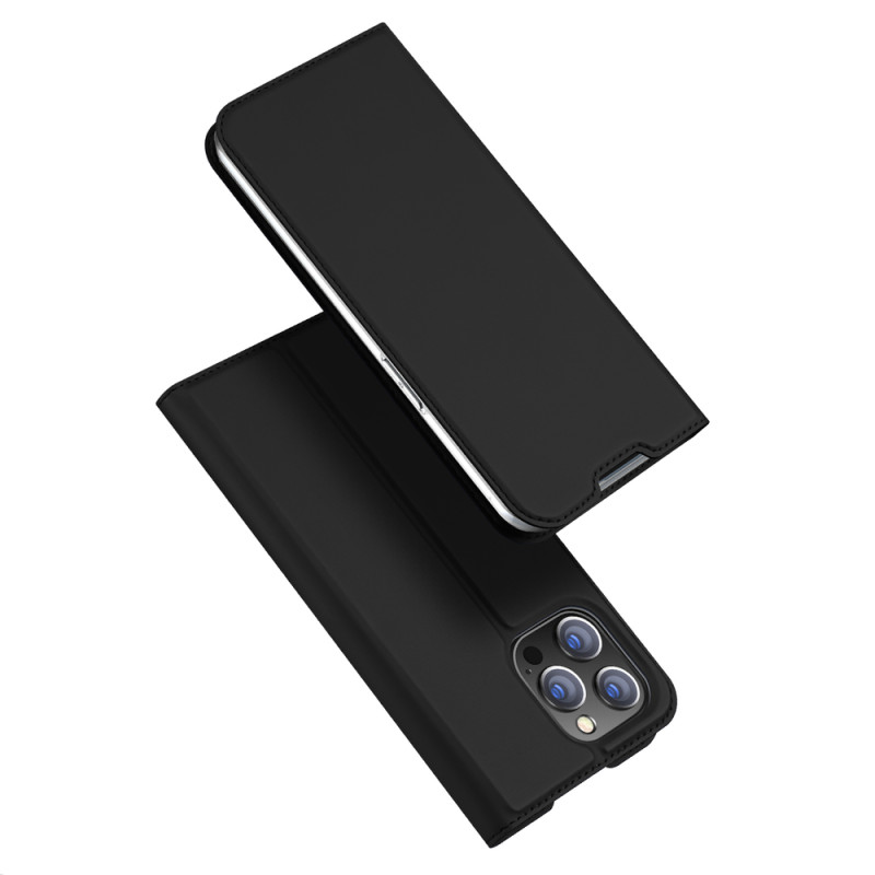 DUX DUCIS SkinPro kryt typu kniha pro iPhone 14 Pro, černý