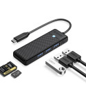 Orico PAPW3AT-C3 USB hub 3x USB-A 3.0 + čtečka | AppleGang
