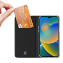 DUX DUCIS SkinPro kryt typu kniha pro iPhone 14 Pro, černý