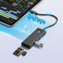 Orico PAPW3AT-C3 USB hub 3x USB-A 3.0 + čtečka | AppleGang